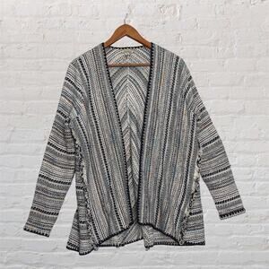 Lucky‎ Brand Women’s Medium Boho Open Front Sweater Cardigan